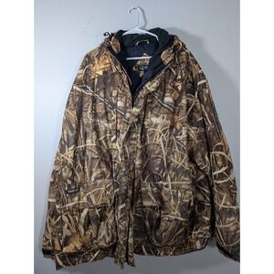Mens Jacket camouflage hunting heavy quilted inner liner Outside Edge 3XT